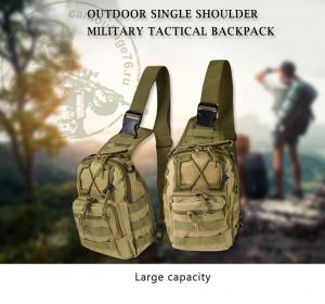 Сумка-Рюкзак на одной лямке Military Molle Tactical Hiking (600D)  код AS-BS0018