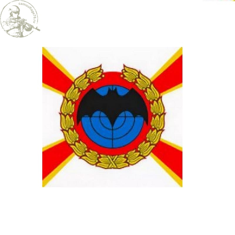 Флаг Военная разведка РФ (летучая мышь) 30х45 см