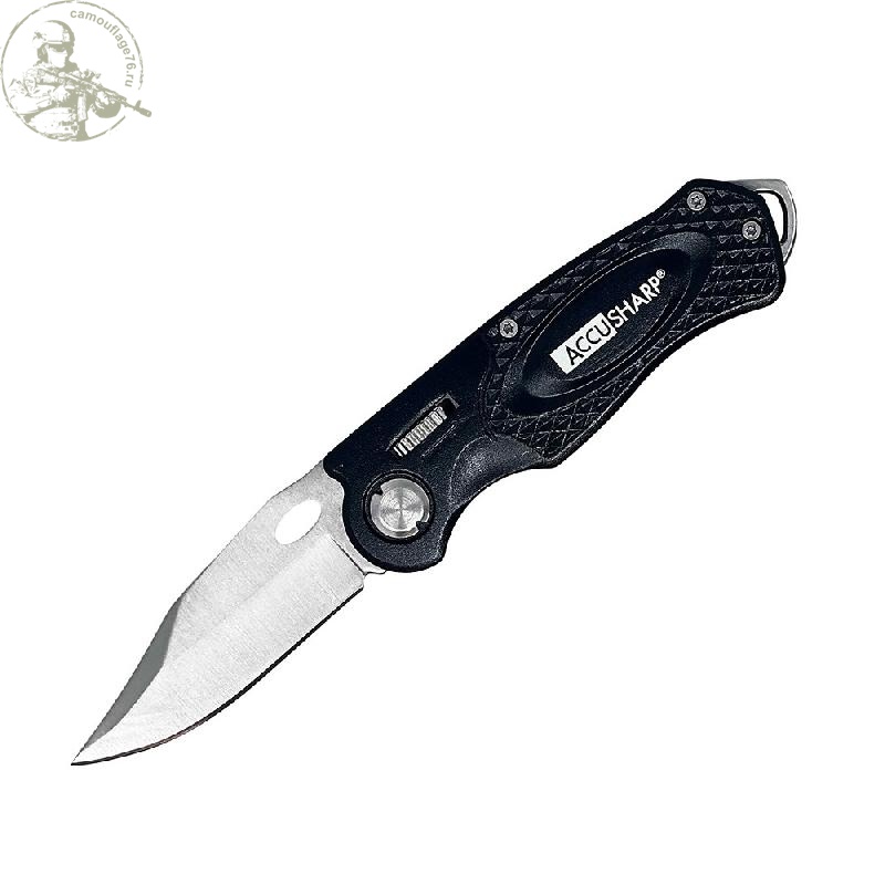 Нож складной AccuSharp Sport Knife, черный