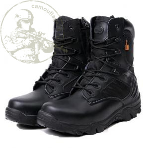 Ботинки 8'' Tactical Side Zip BLACK интернет-магазин Камуфляж76
