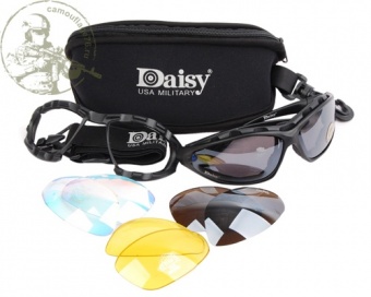 Очки защитные для страйкбола Daisy C4 IPSC UV400 WS20329